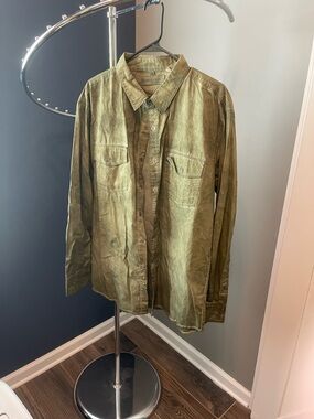 Revolution Olive Green Military-Style Field Jacket